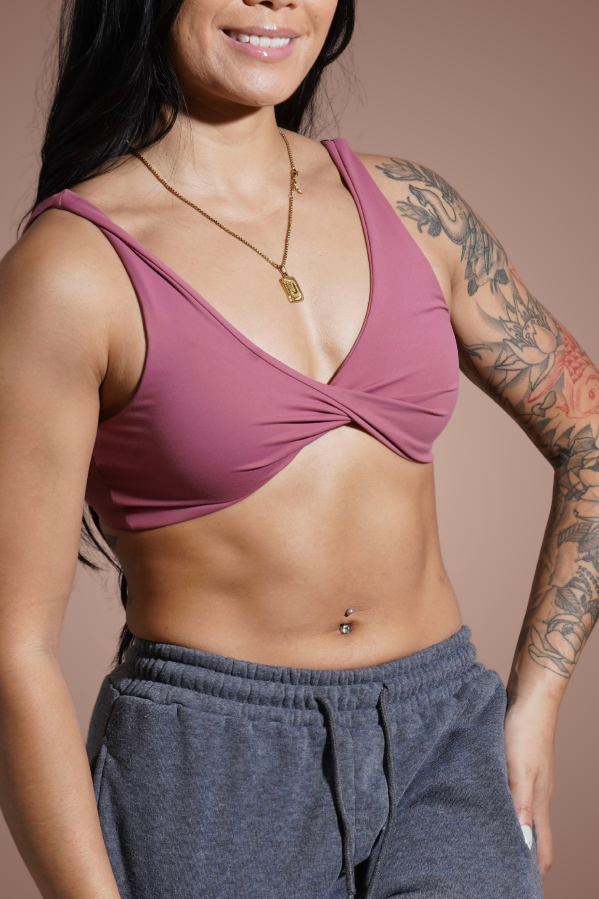 Signature Open Back Sports Bra