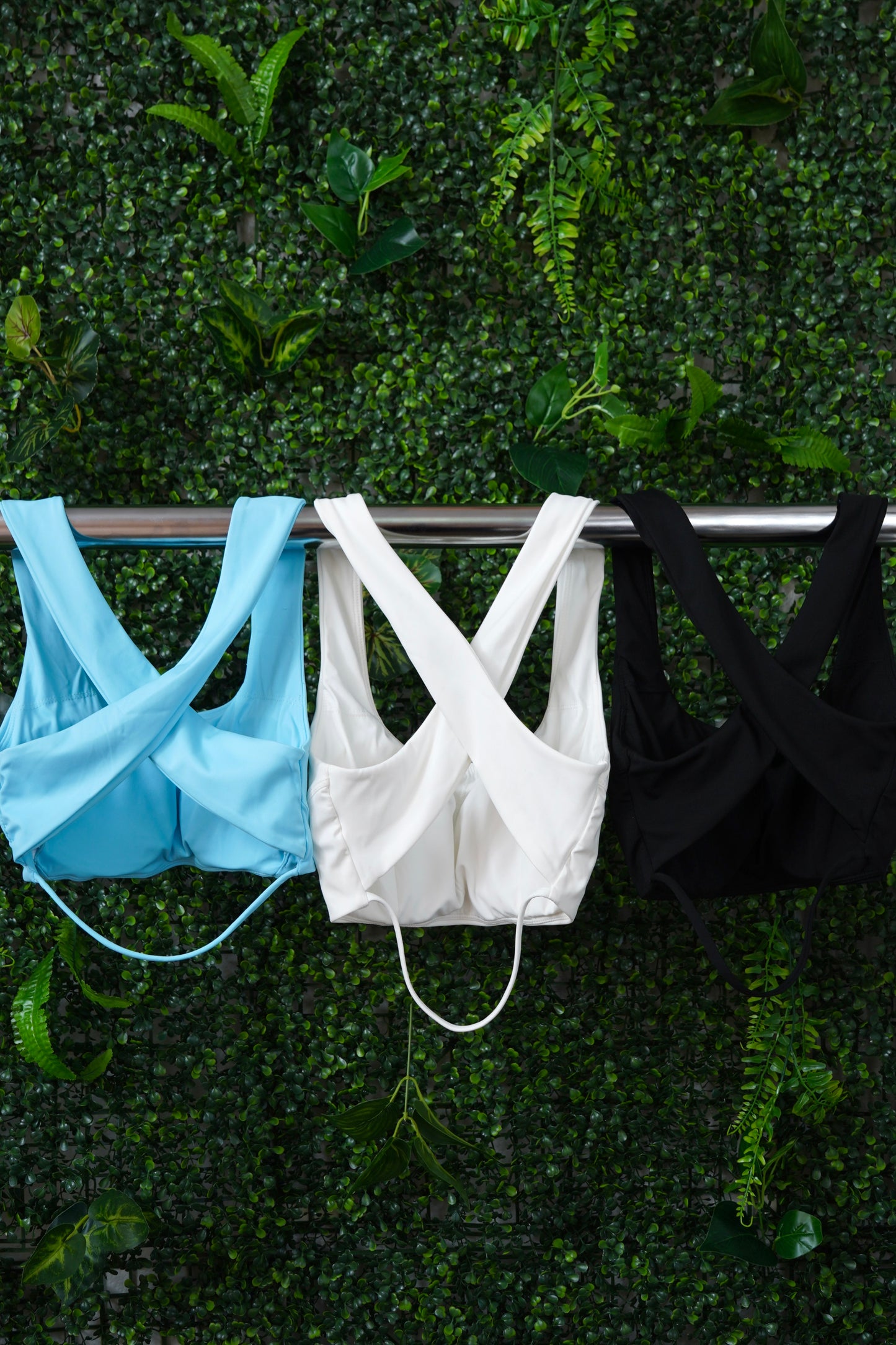 Cross Me Once Sports Bra