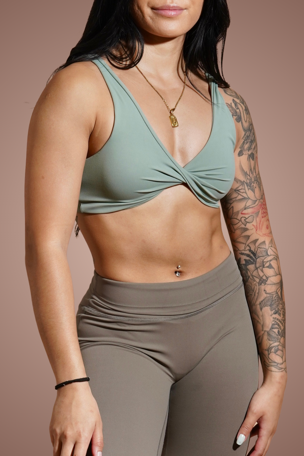 Signature Open Back Sports Bra