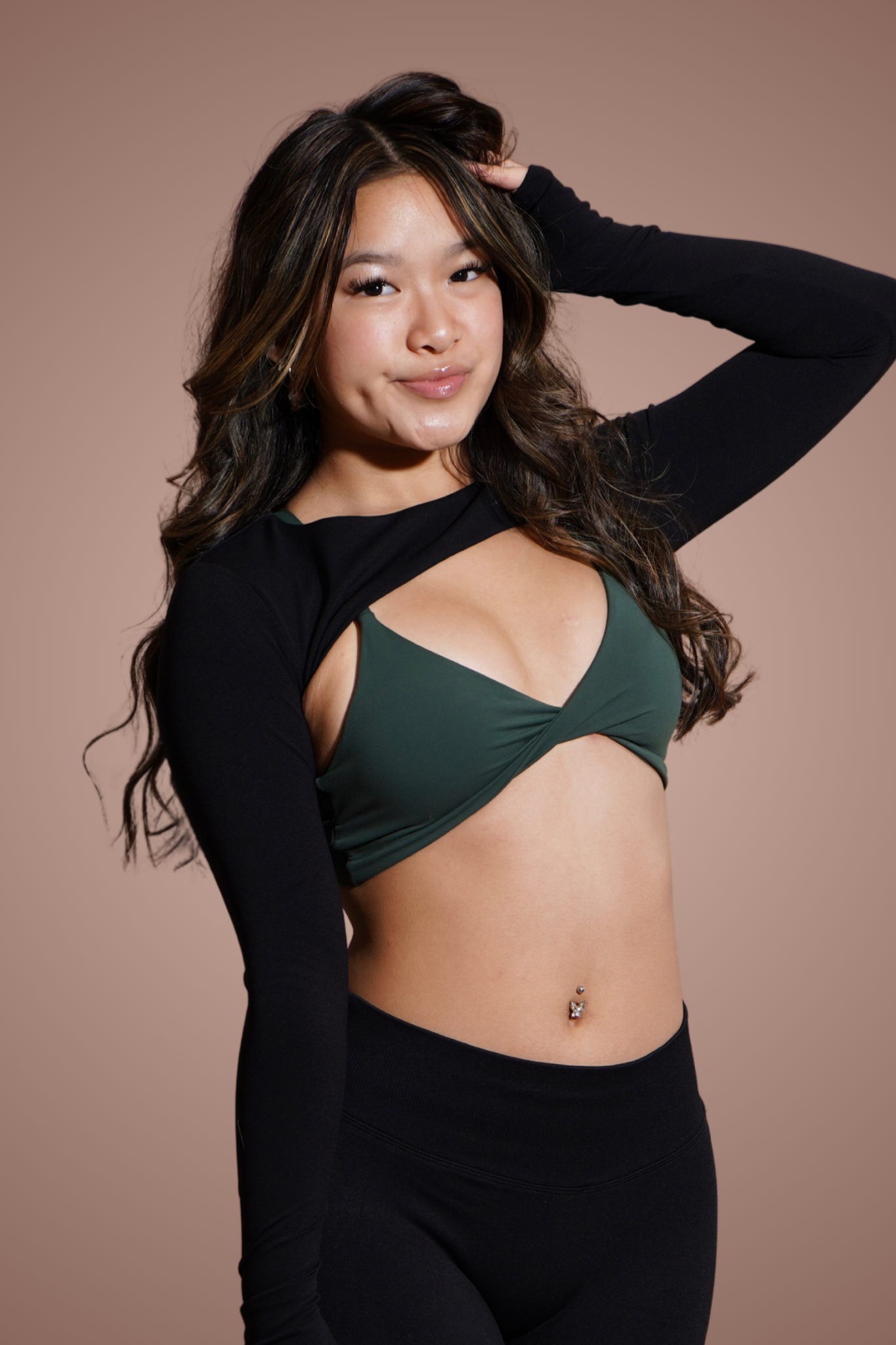 Cut Throat Shrug Top