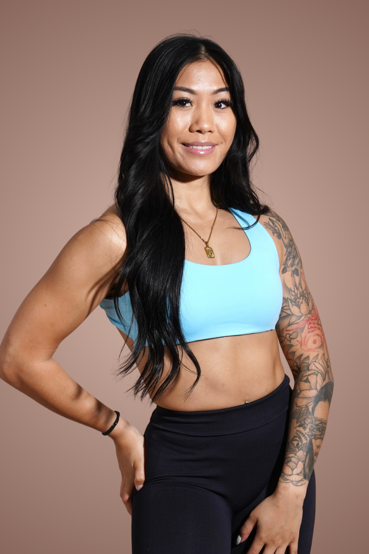 Cross Me Once Sports Bra