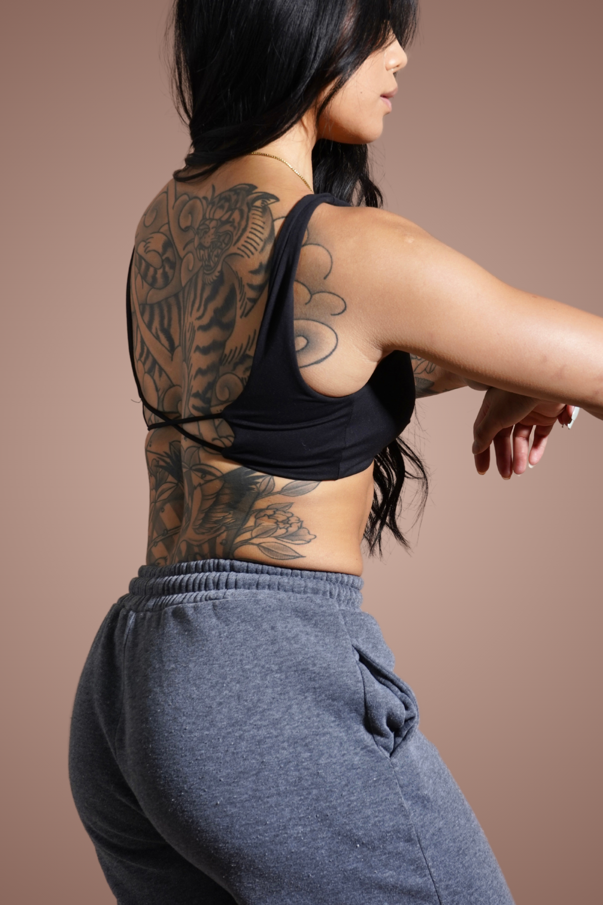 Signature Open Back Sports Bra
