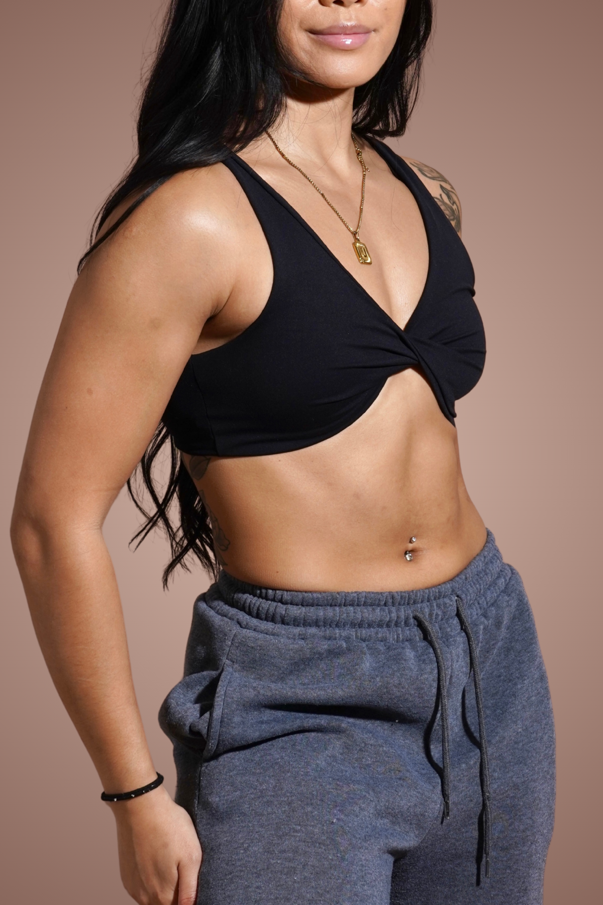 Signature Open Back Sports Bra