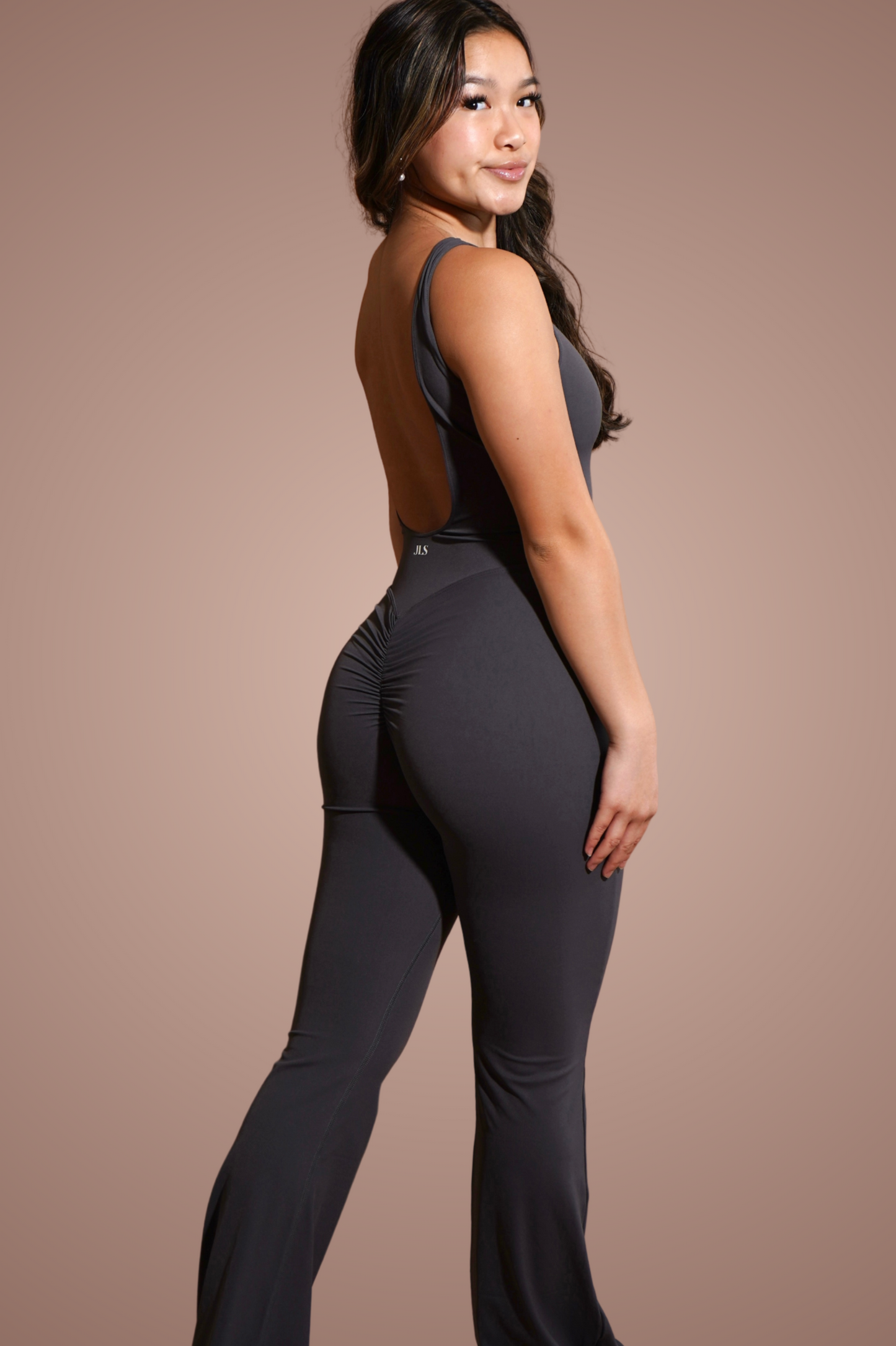 Sleeveless Flare Jumpsuit