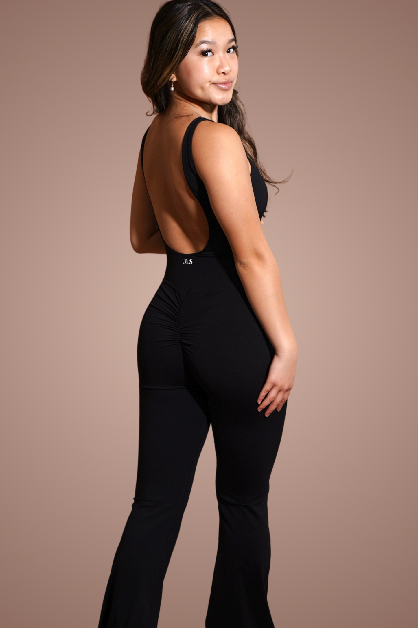 Sleeveless Flare Jumpsuit
